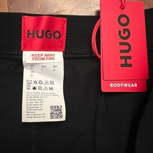 HUGO Black Bodywear with Red Tag